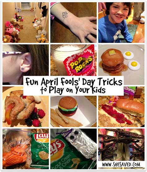 You know what that means. Kid Friendly April Fools Day Pranks