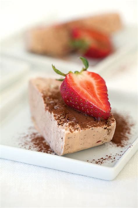 Chocolate Berry Semifreddo Semifreddo Is A Frozen Dessert That Has The