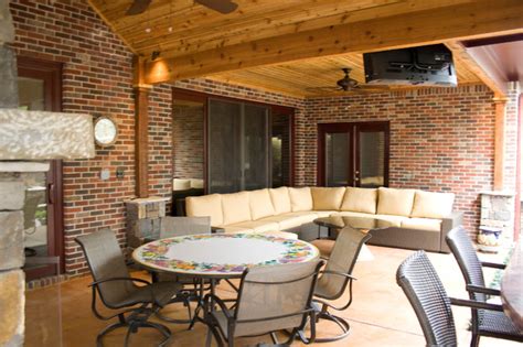 Outdoor Living Spaces Rustic Patio Houston By Wood Crafters Of