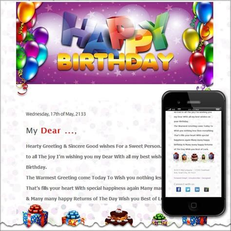 Are you still scrambling to get all your gifts together? 11+ Birthday Email Templates - Free Sample, Example ...