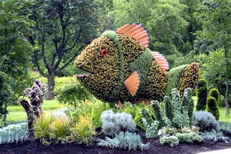 Sustainable Garden Art Garden Fascinating Sculptures Of Plants