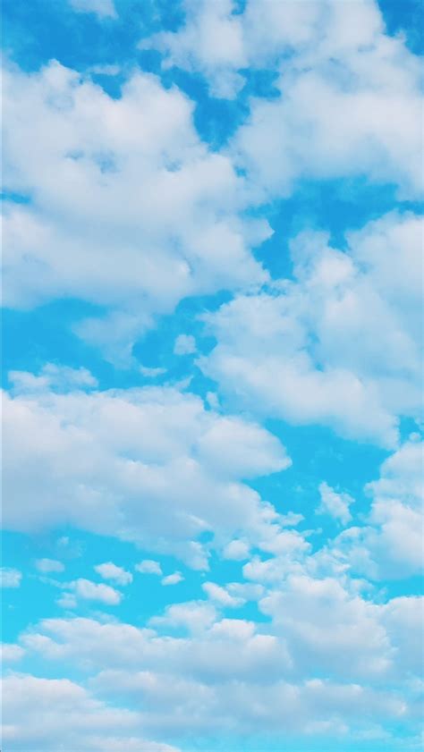 Sky Blue Clouds Wallpaper Iphone Blue Sky Wallpaper Cloud Wallpaper