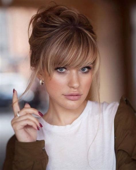 Bangs Hairstyles You Need To Try Ideas Style Female Pony