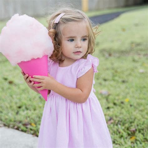 Here's the classic toddler boy haircut with fringe for curly hair. Everly Pink and White Seersucker Dress - cuteheads