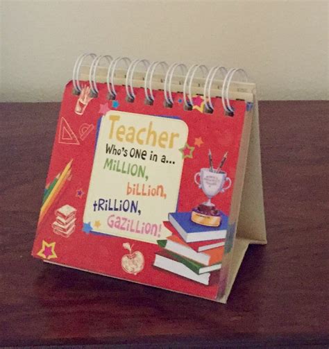 teacher who is one in a million quotes calendar office products