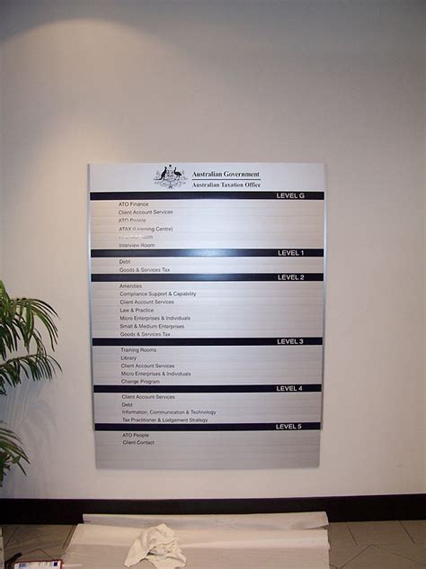 Signage Office Building Directory Signs Build Information Center