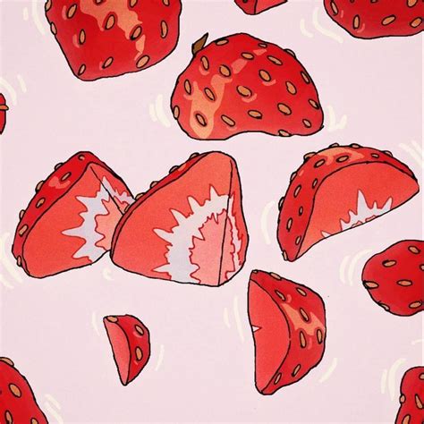 Pin By 𝒦𝒶𝓉𝒽𝑒𝓇𝒾𝓃𝑒 𝒞𝑜𝒻𝒻𝑒𝓁 On D E S I G N Strawberry Art Aesthetic