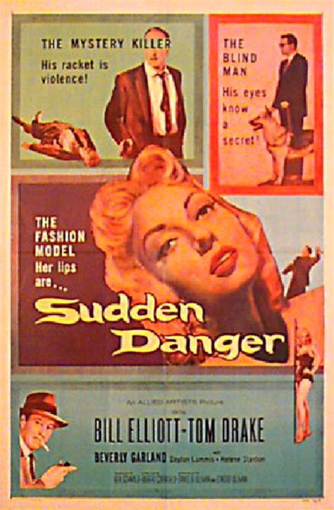 sudden danger original 1956 u s one sheet movie poster posteritati movie poster gallery