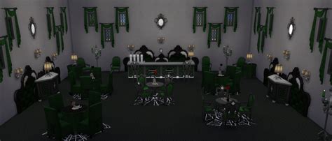 Sims 4 Ccs The Best Goth Themed Dining Set By Sg5150