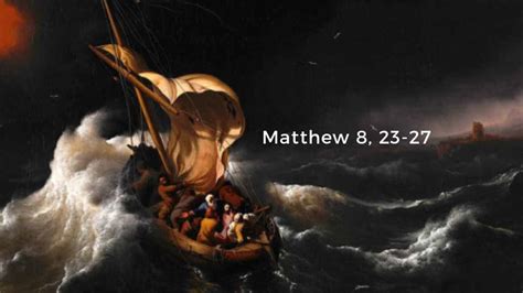 Matthew 823 27 Digital Catholic Missionaries Dcm