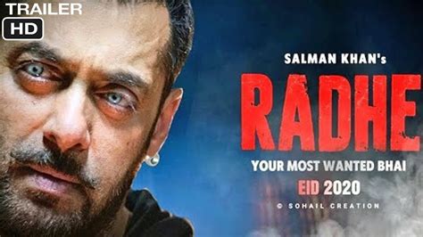 Salman Khans Radhe Official Trailer 2020 Salman Khan Youtube