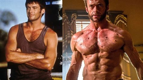 Wolverine Hugh Jackman Weight Training Fitness Training Body