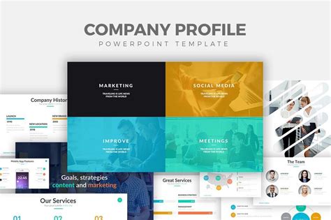 Best Company Profile Powerpoint Template Keynote Template Company