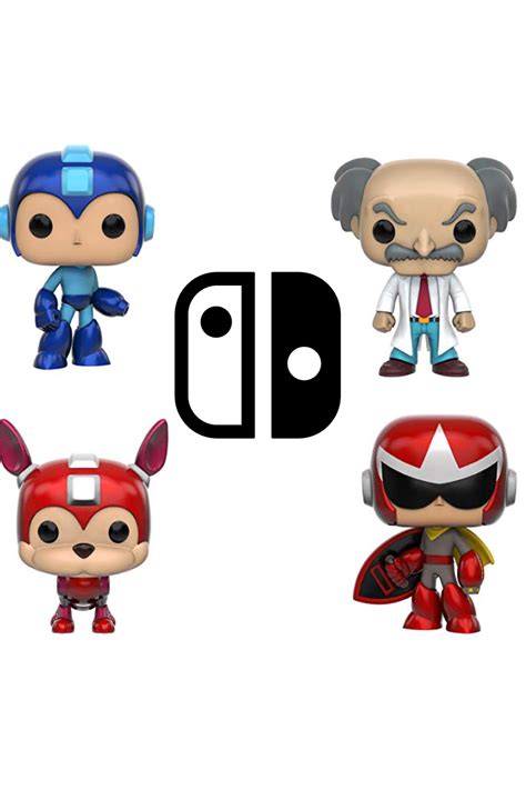 Pop Games Collectors Set Includes Megaman Rush Protoman And Dr Wily