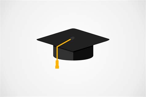 Graduation Cap Flat Icon Graphic By Graphic Nehar · Creative Fabrica