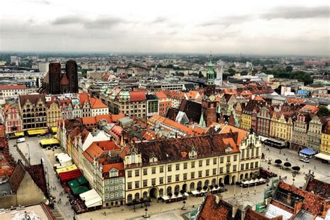 Poland Houses Wroclaw From Above Hd Wallpaper Rare Gallery