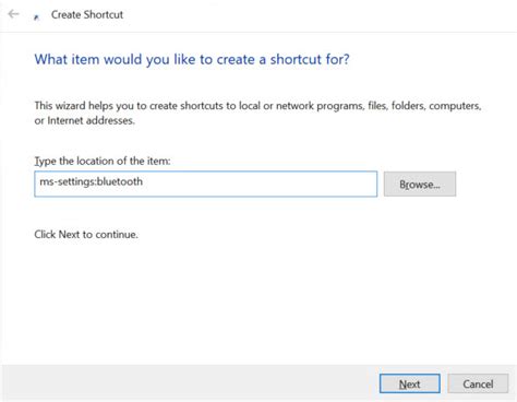 How To Create Desktop Shortcut For Specific Settings In Windows 10