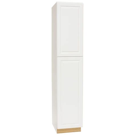 The kitchen cabinet depot white shaker has a laminated natural interior which is different from the exterior face of the cabinet. Hampton Bay Hampton Assembled 18x90x24 in. Pantry Kitchen ...