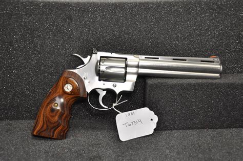 Colt Python Stainless Steel 6 Inch For Sale
