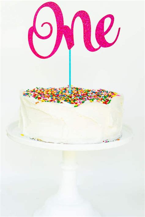 Diy Birthday Cakes The Easiest Custom Birthday Cake Toppers Youll Ever