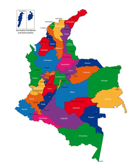 Mapa De Colombia Con Sus Regiones World Map