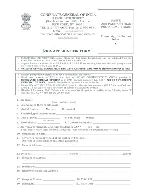 Your passport will be shipped back to the address indicated on your application under present address and the address. Visa For New York - Fill Online, Printable, Fillable ...