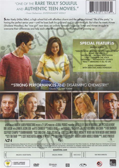 The Spectacular Now On Dvd Movie