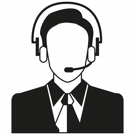 Call Center Call Service Chat Customer Support Man Talk Icon