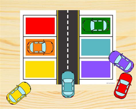 Parking Cars Color Match Learning Colors Preschool Learning