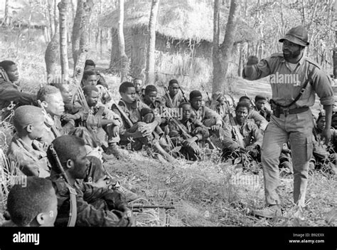 Frelimo President Samora Machel Addressing Guerilla Fighters In Tete