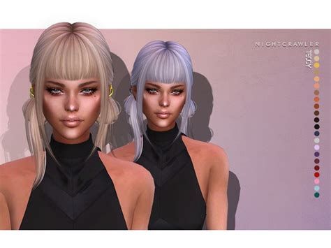 Nightcrawler Sims Nightcrawler Teddy Hair Sims Hair Sims 4