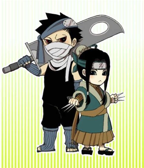 Zabuza And Haku Chibis Anime Personagens De Anime Casal Anime