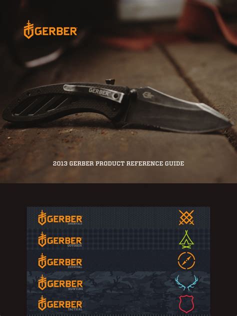 2013 Gerber Catalog Knife Blade