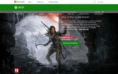 Rise Of The Tomb Raider's File Size On Xbox One Is Rather 'Flat'