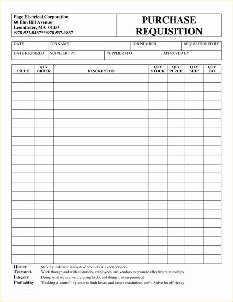 Free Requisition Form Template Excel Of Best S Of Purchase Requisition Form Purchase