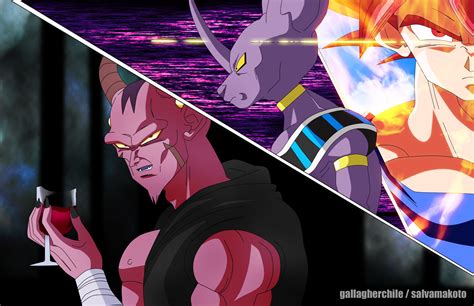 In 3d / анимация, 4k, игры. Beerus,Goku SSJ God and Full HD Wallpaper and Background ...