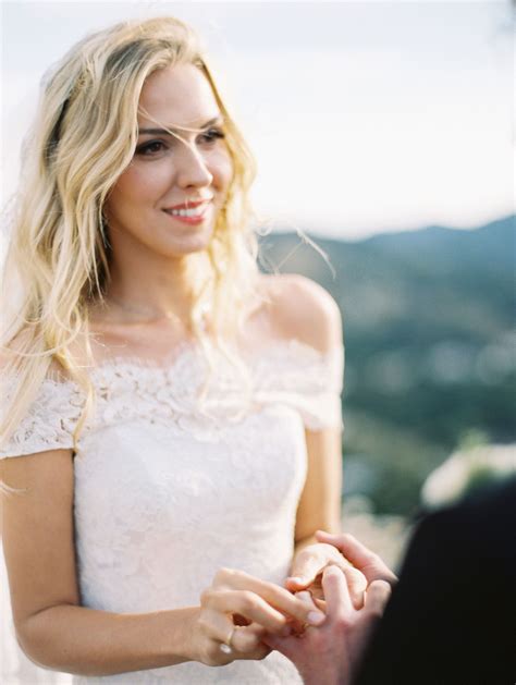 The Off The Shoulder Top On This Lacy Fitted Wedding Dress Was All Sorts Of Pretty Wedding