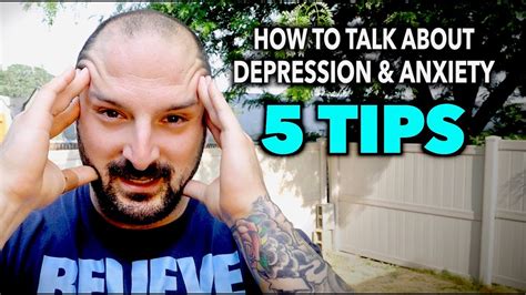 How To Talk About Your Depression And Anxiety 5 Tips Youtube