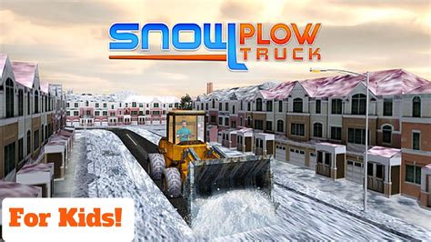 Winter Snow Plow L For Kids Youtube