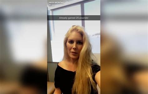 Heidi Montag Gains 25 Pounds During First 6 Months Of Pregnancy