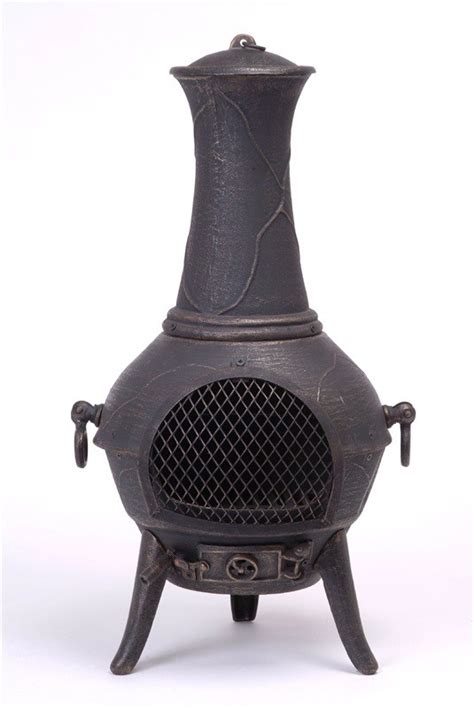 Having the best burning stove will surely make your home warm and entertain guest. Small Cast Iron Chimenea Multi Fuel Indoor or Outdoor Wood ...