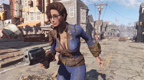 Fusion Girl Unzipped Vault Suit Replacer At Fallout 4 Nexus Mods And