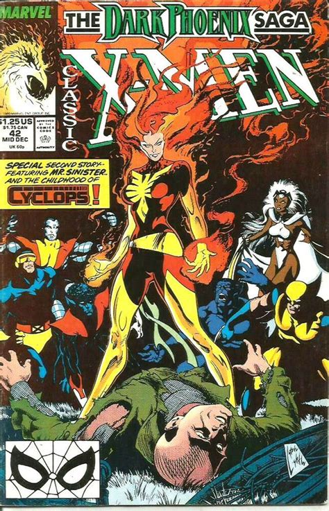 classic x men 42 the dark phoenix sage john byrne claremont marvel comics 1989 comics x men