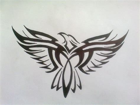 Tribal Eagle Tattoo By Bogi90 On Deviantart Tribal Eagle Tattoo