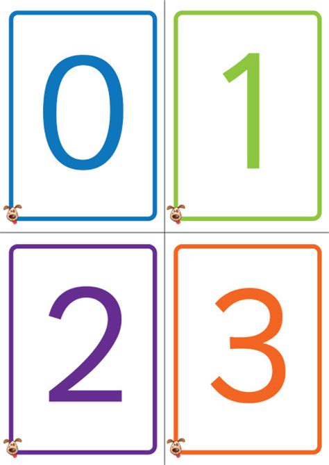 7 Best Images Of Printable Number Cards 4 Free Printable Number Flash