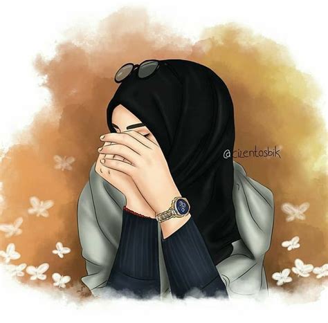 Pin By Ashik Saif On Islamic Couples Hijabi And Niqab Cartoons Hijab Drawing Hijab Cartoon