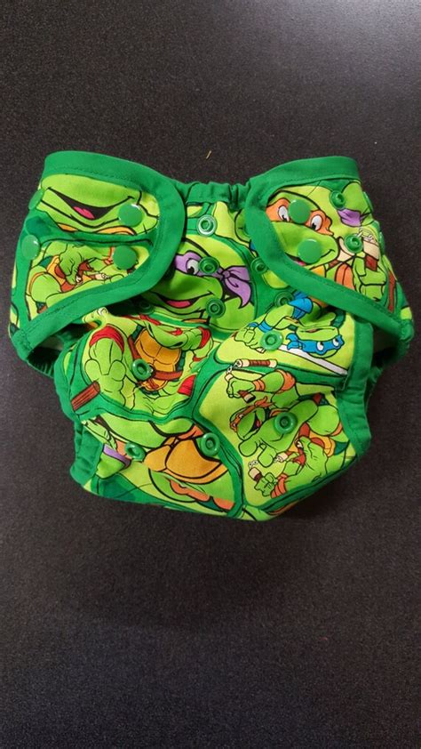 Ninja Turtle Diaper Cover