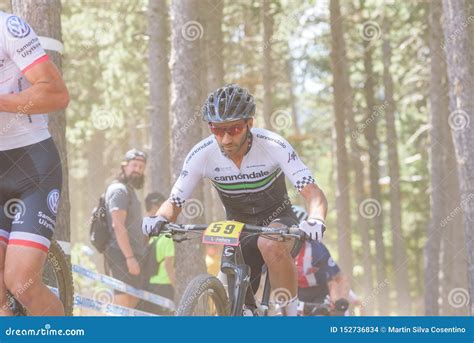 Ciclistas En El Mundial 2019 De Mercedes Benz Uci Mtb Xco Vallnord Andorra En Julio De 2019