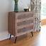 Industrial Wooden 3 Drawer Chest  Of Drawers Bedroom Furniture