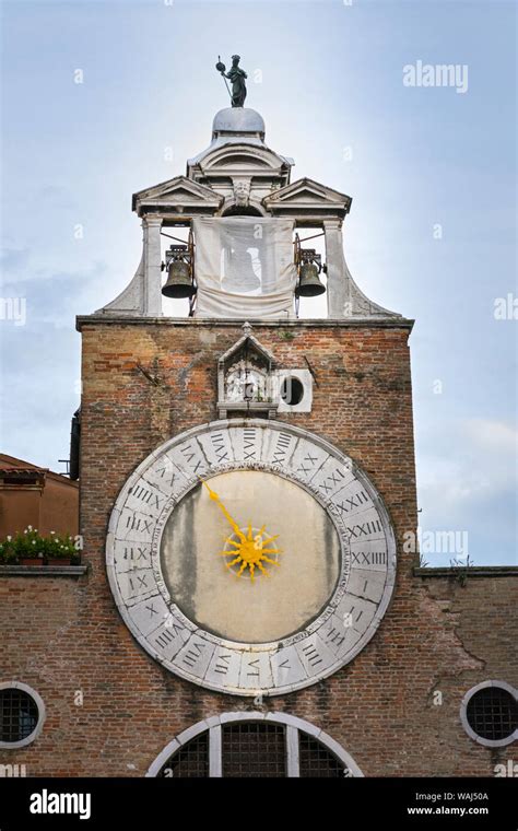 15th Century Clock On The Church Of Chiesa Di San Giacomo Di Rialto